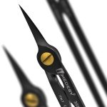 Medesy Scissors Hi-Tech Curved Black 130mm Nerissimo Line