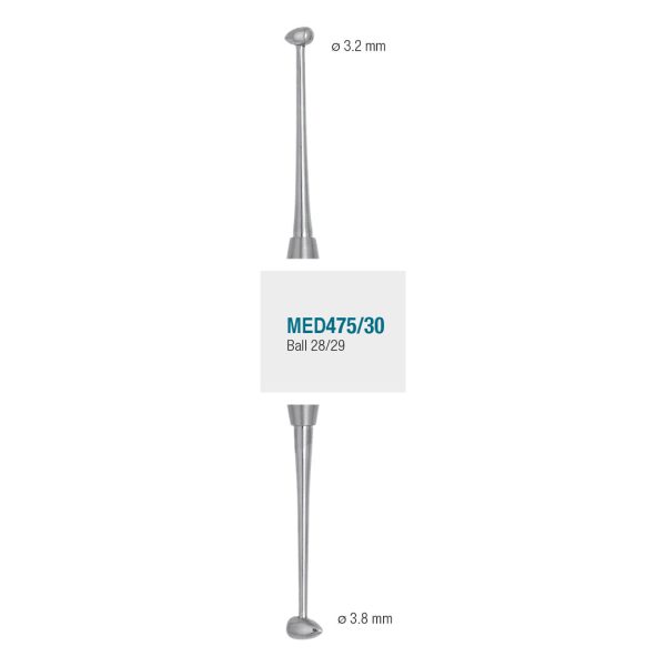 Medesy Burnisher No. 28-29 3.2mm/3.8mm