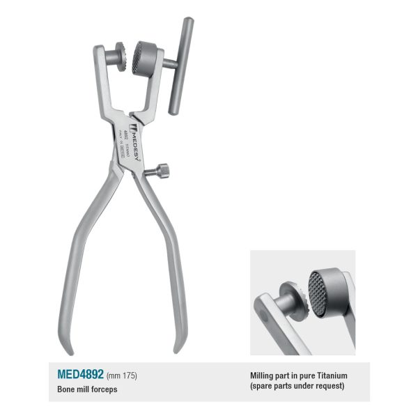 Medesy Bone Crusher Mill with Titanium Beaks 175mm