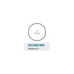 Medesy Mirrors Front Surface Rhodium Coated No. 4 22mm Dia. (12)