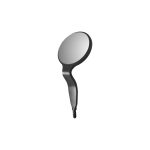 Medesy Mirrors Double Sided Rhodium Coated No. 5 24mm Dia. (6) Nerissimo Line