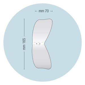 Medesy Photographic Mirror Occlusal No. 10 70mm x 165mm (WxL)