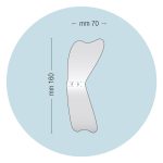 Medesy Photographic Mirror Occlusal No. 11 70mm x 160mm (WxL)
