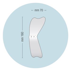 Medesy Photographic Mirror Occlusal No. 11 70mm x 160mm (WxL)