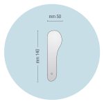 Medesy Photographic Mirror Lingual No. 15 50mm x 140mm (WxL)