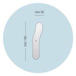 Medesy Photographic Mirror Lingual No. 16 30mm x 140mm (WxL)
