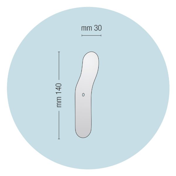 Medesy Photographic Mirror Lingual No. 16 30mm x 140mm (WxL)