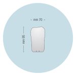Medesy Photographic Mirror Palatal No. 17 70mm x 95mm (WxL)