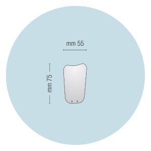 Medesy Photographic Mirror Palatal Small No. 18 55mm x 75mm (WxL)