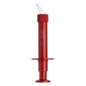 Medesy Elastomer Syringe Aluminium Red