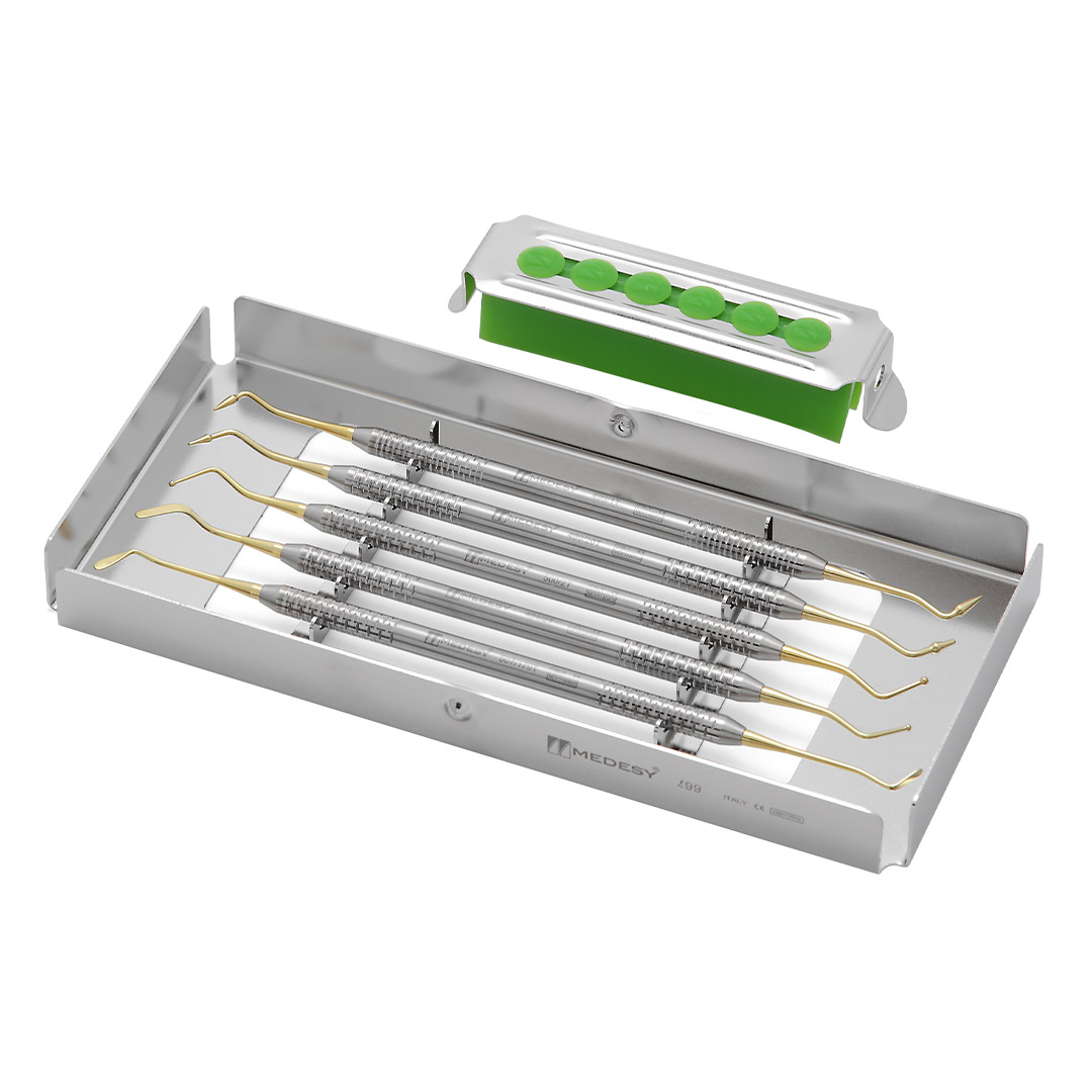 Medesy Composite Instrument TiN Titanium Nitride Coated Kit Medesy Composite Instrument TiN Titanium Nitride Coated Kit