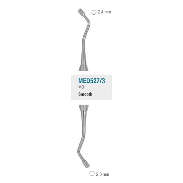 Medesy Plugger No. M3 2.4mm/2.6mm Smooth