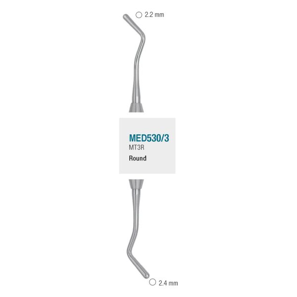 Medesy Burnisher No. MT3R 2.2mm/2.4mm Round