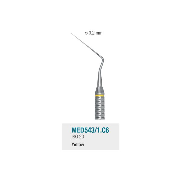 Medesy Endodontic Spreader ISO No. 20 0.2mm Dia. Yellow