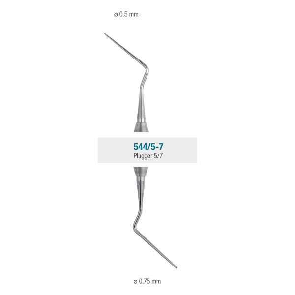 Medesy Endodontic Plugger No. 5-7 0.5mm/0.75mm Dia.