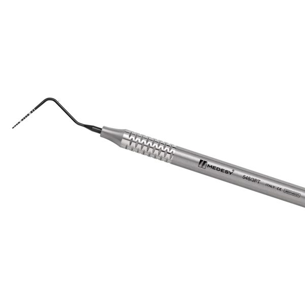 Medesy Periodontal Probe UNC No. CP12 (3-6-9-12mm) with DLC Coating