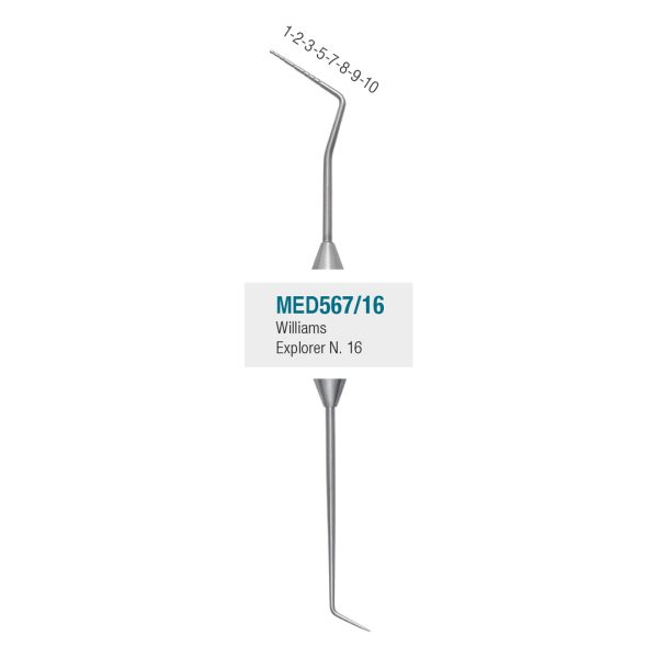 Medesy Periodontal Probe Williams Explorer No. 16