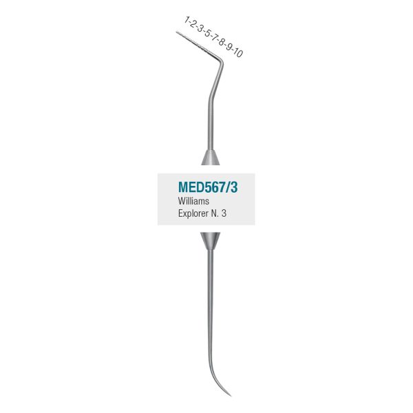 Medesy Periodontal Probe Williams Explorer No. 3