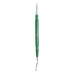 Medesy Ceramic Sculpting Instrument Greenstein No. 3 with Aluminium Handle Green