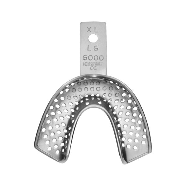 Medesy Impression Tray Stainless Steel Regular Perforated Rim Lock Extra Large Lower