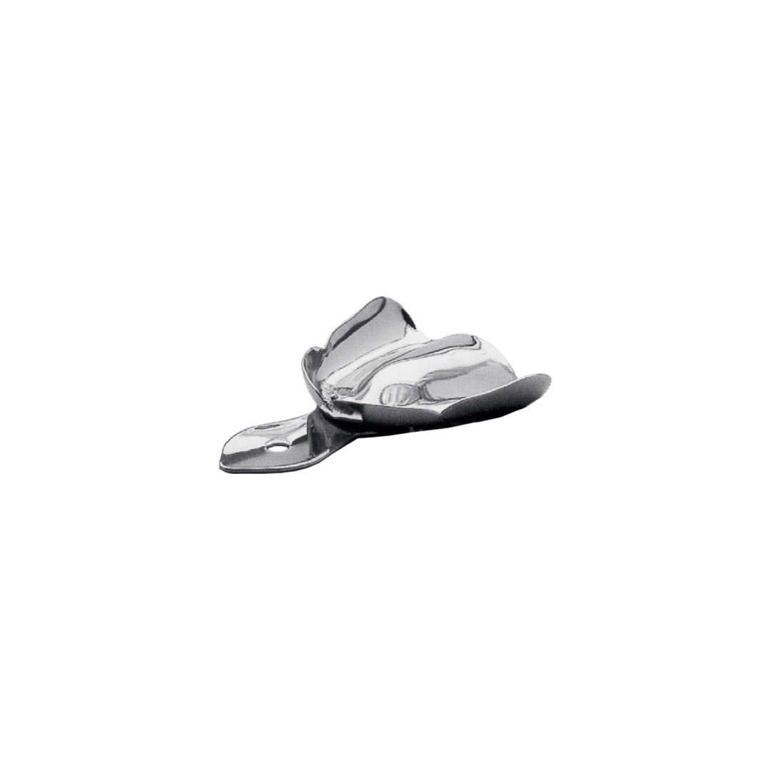 Medesy Impression Tray Stainless Steel Edentulous Solid Rimless Large Upper Medesy Impression Tray Stainless Steel Edentulous Solid Rimless Large Upper