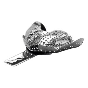 Medesy Impression Tray Stainless Steel Edentulous Perforated Rimless Extra Extra Small Upper