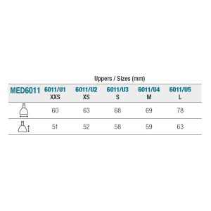 Medesy Impression Tray Stainless Steel Edentulous Perforated Rimless Small Upper