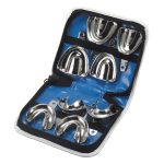 Medesy Impression Tray Stainless Steel Orthodontic Children's Solid Rim Lock Kit