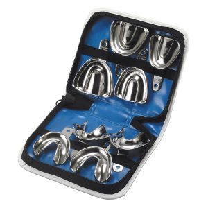 Medesy Impression Tray Stainless Steel Orthodontic Children's Solid Rim Lock Kit