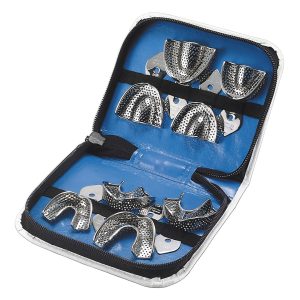 Medesy Impression Tray Stainless Steel Orthodontic Children's Perforated Rim Lock Kit