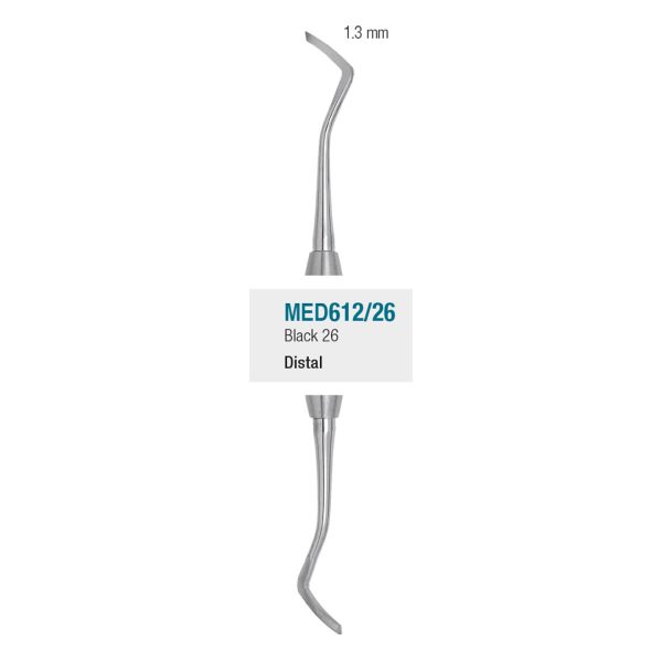 Medesy Enamel Instrument Margin Trimmer Black No. 26 1.3mm Distal