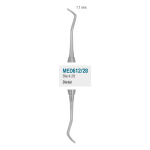 Medesy Enamel Instrument Margin Trimmer Black No. 28 1.1mm Distal
