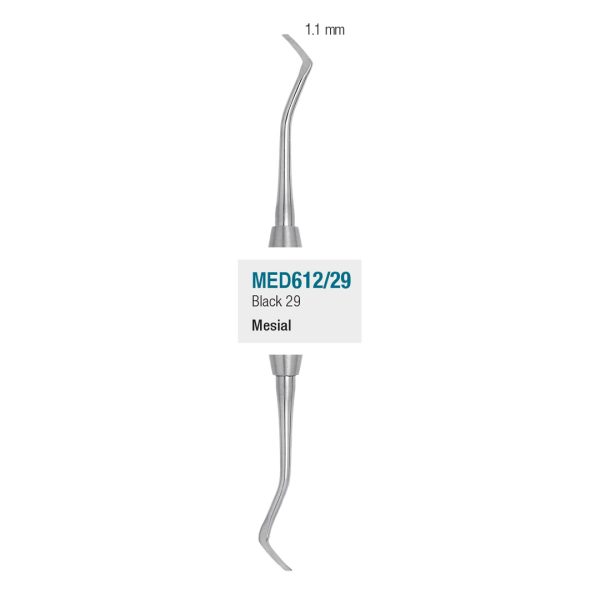 Medesy Enamel Instrument Margin Trimmer Black No. 29 1.1mm Mesial