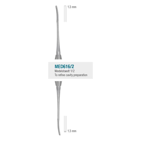 Medesy Chisel Wedelstaedt Chisel No. 1-2 1.3mm/1.3mm