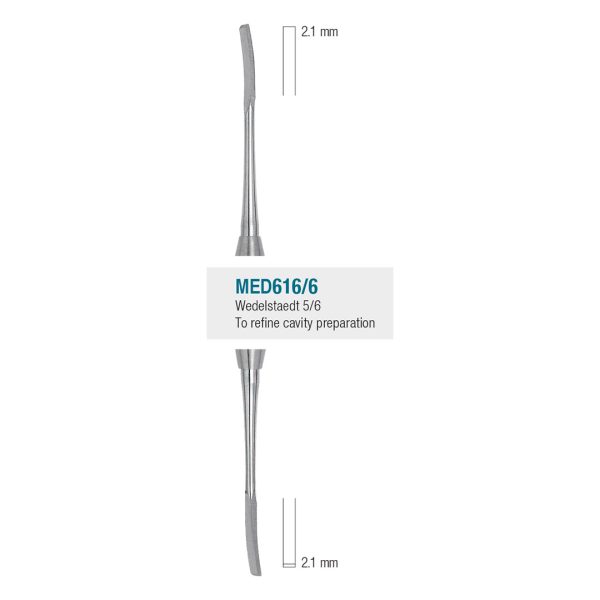 Medesy Chisel Wedelstaedt Chisel No. 5-6 2.1mm/2.1mm