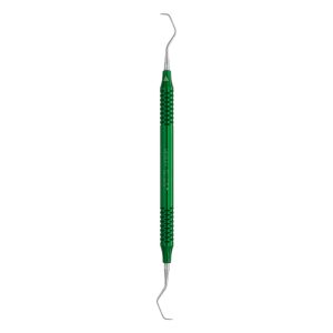 Medesy Curette Gracey No. 7-8 with 8mm Dia. Hollow Aluminium Handle Green