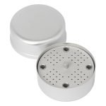 Medesy Endodontic Storage Box Aluminium 94mm Dia. 70mm (H) Silver