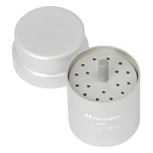 Medesy Endodontic Storage Box Aluminium 48mm Dia. 60mm (H) Silver