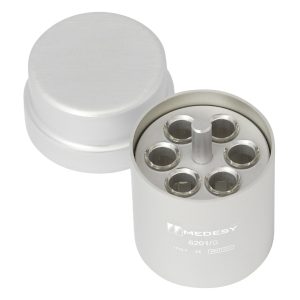 Medesy Endodontic Storage Box Aluminium 48mm Dia. 62mm (H) Silver