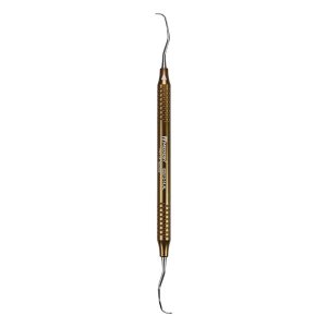 Medesy Curette Gracey No. 13-14 with 8mm Dia. Solid Aluminium Handle Brown