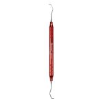 Medesy Curette Gracey No. 3-4 with 8mm Dia. Solid Aluminium Handle Red