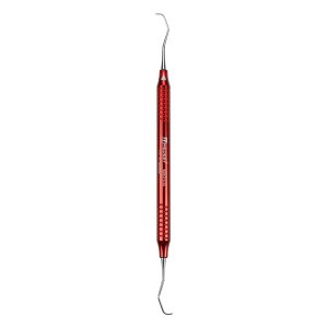 Medesy Curette Gracey No. 3-4 with 8mm Dia. Solid Aluminium Handle Red