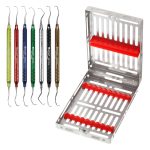 Medesy Curette Gracey Kit with 8mm Dia. Solid Aluminium Handles