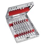 Medesy Curette Gracey Kit with 8mm Dia. Hollow Handles with Colour Code Rings