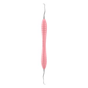Medesy Curette Langer No. 1-2 with Levante Handle Pink