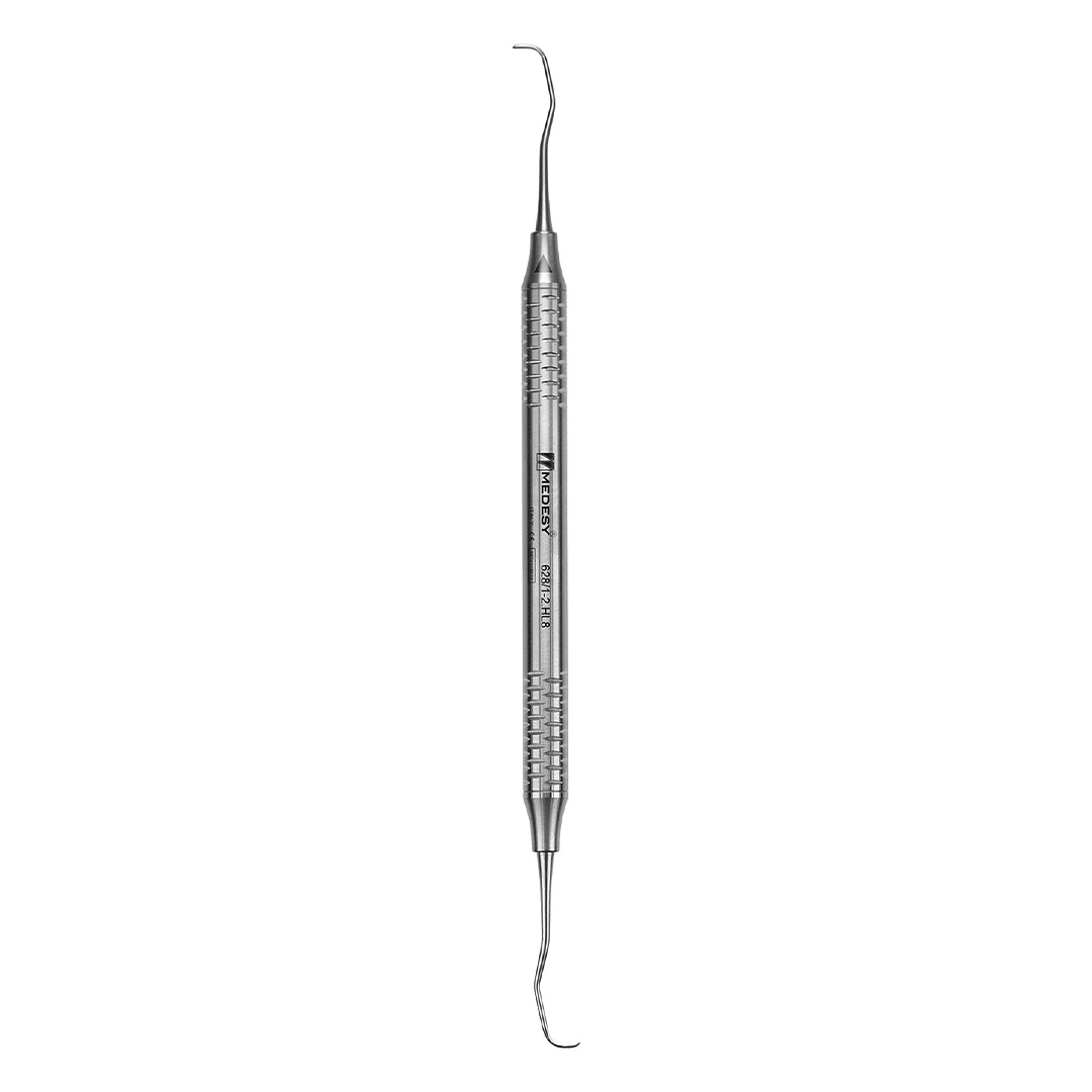 Medesy Curette Gracey No. 1-2 Rigid with 8mm Dia. Hollow Handle Medesy Curette Gracey No. 1-2 Rigid with 8mm Dia. Hollow Handle