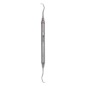 Medesy Curette Gracey No. 3-4 Rigid with 8mm Dia. Hollow Handle with Red Ring