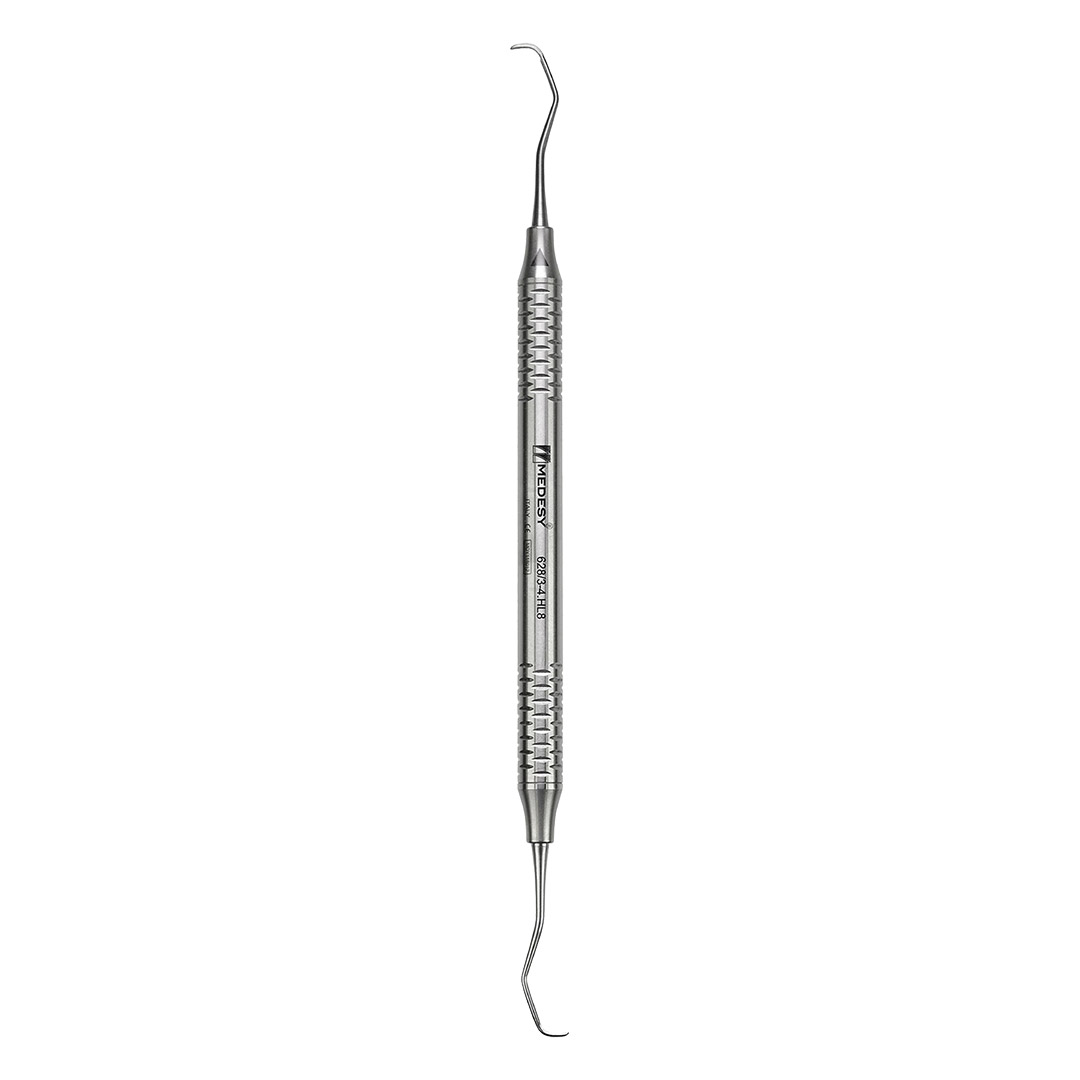 Medesy Curette Gracey No. 3-4 Rigid with 8mm Dia. Hollow Handle Medesy Curette Gracey No. 3-4 Rigid with 8mm Dia. Hollow Handle