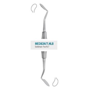 Medesy Periodontal Knife Goldman-Fox No. 7 with 8mm Dia. Hollow Handle