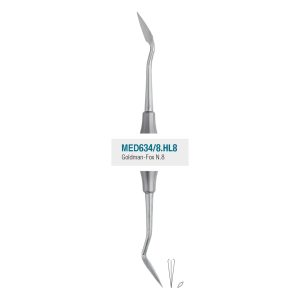 Medesy Periodontal Knife Goldman-Fox No. 8 with 8mm Dia. Hollow Handle